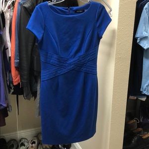 Blue midi dress